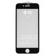 Защитное стекло All Spares для Apple iPhone 7, iPhone 8, iPhone SE 2020, 0,26 мм 9H, 5D Full Glue, черный, cлой клея нанесен по всей поверхности