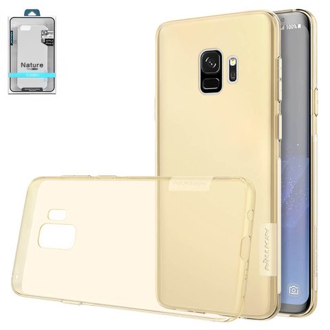 Чехол Nillkin Nature TPU Case для Samsung G960 Galaxy S9, коричневый, прозрачный, Ultra Slim, силикон, #6902048153837