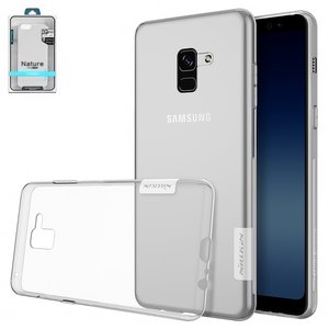 Чехол Nillkin Nature TPU Case для Samsung A730 Galaxy A8+ 2018 , бесцветный, прозрачный, Ultra Slim, силикон, #6902048152526
