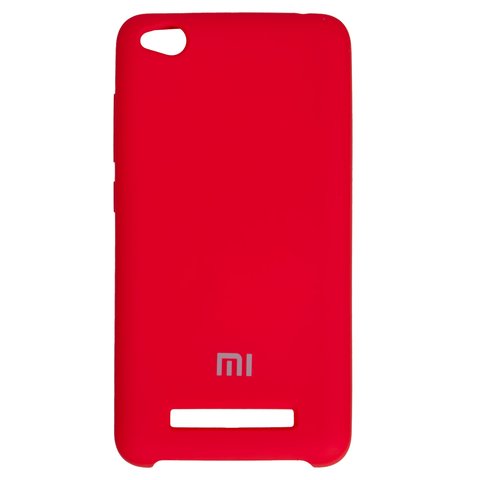 Чехол для Xiaomi Redmi 4A, красный, Original Soft Case, силикон, red 14 , 2016117