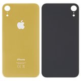 Задня панель корпуса для iPhone XR, жовта, не потрібно знімати скло камери, big hole