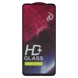 Защитное стекло All Spares для Samsung A115 Galaxy A11, M115 Galaxy M11, совместимо с чехлом, Full Glue, черный, cлой клея нанесен по всей поверхности