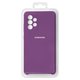 Чехол для Samsung A525 Galaxy A52, фиолетовый, Original Soft Case, силикон, grape (43)