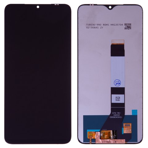 Дисплей для Xiaomi Poco M3, Redmi 9T, чорний, без рамки, Сopy, In Cell