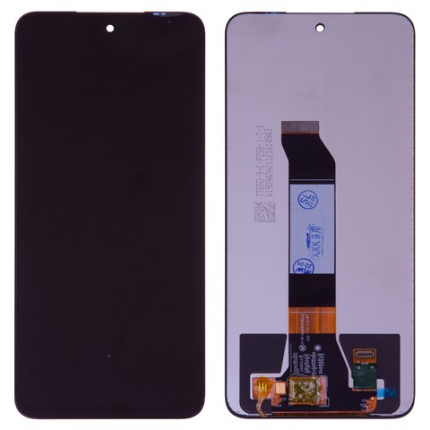 Дисплей для Xiaomi Poco M3 Pro, Poco M3 Pro 5G, Redmi Note 10 5G, чорний, без рамки, Сopy