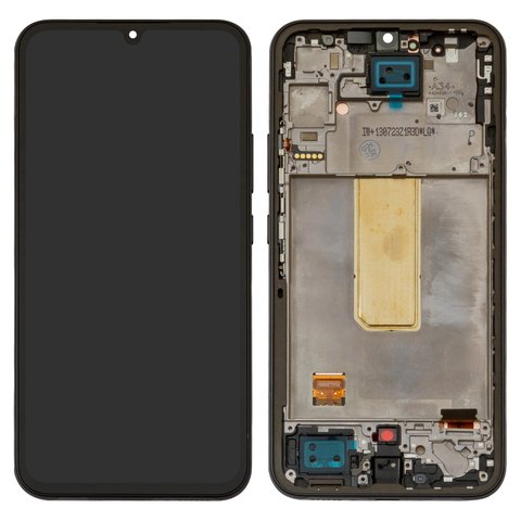 Дисплей для Samsung A346 Galaxy A34 5G, чорний, з рамкою, Original PRC 