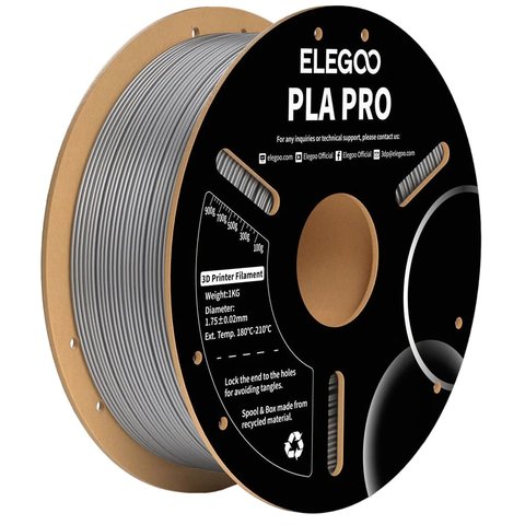 Филамент ELEGOO PLA PRO, серебристый silver , 1 кг