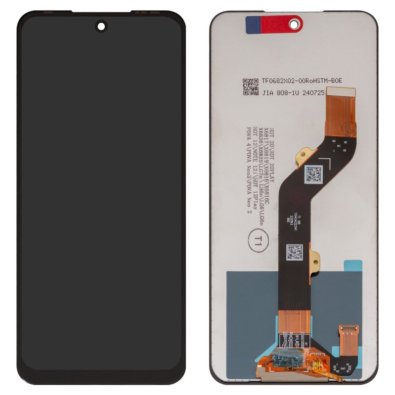 Дисплей для Tecno Pova 4 (LG7), Pova Neo 2; Infinix Hot 12 (X6817