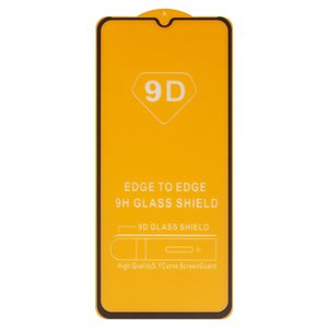 Защитное стекло для Tecno Pop 7 BF6 ; Infinix Smart 7 X6515 , совместимо с чехлом, Full Glue, без упаковки , черный