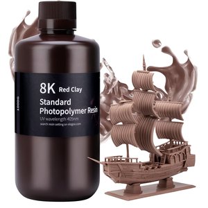 Фотополимерная смола для 3D принтера ELEGOO 8K Red Clay, 1 кг