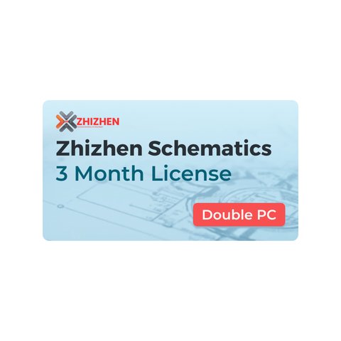 Ліцензія Zhizhen Schematics 2 комп'ютери 3 місяці 