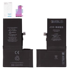 Акумулятор JCID для Apple iPhone XS Max, Li Polymer, 3,8 В, 3600 мАг, збільшена ємність