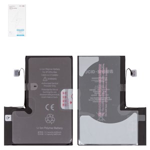 Акумулятор JCID для Apple iPhone 12 Pro Max, Li Polymer, 3,83 B, 4450 мАг, збільшена ємність
