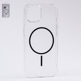 Чехол Fully-PC MagSafe для iPhone 13, прозрачный, бесцветный, магнитный, пластик
