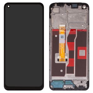 Дисплей для Oppo A54 4G, чорний, з рамкою, High Copy, CPH2239, BV065WBM L03 MB00