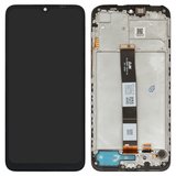 Дисплей для Xiaomi Redmi 9A, Redmi 9AT, Redmi 9C, чорний, з рамкою, (Box), M2006C3LG, M2006C3LI, M2006C3LC, M2006C3MG, M2006C3MT