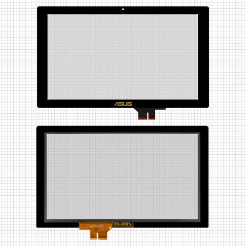Сенсорный экран для Asus VivoBook Q200E, VivoBook S200, VivoBook S200E, VivoBook X200, VivoBook X202E, черный