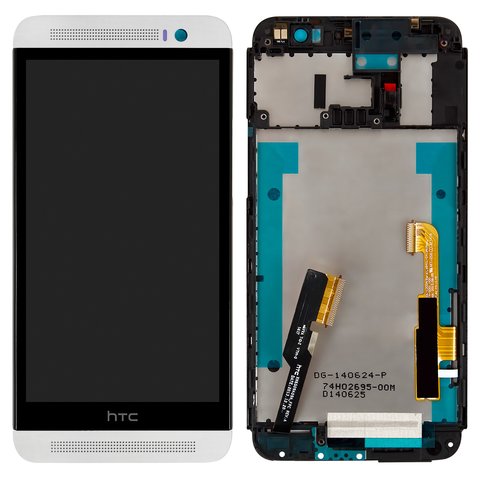 LCD compatible with HTC One E8 Dual Sim, white 