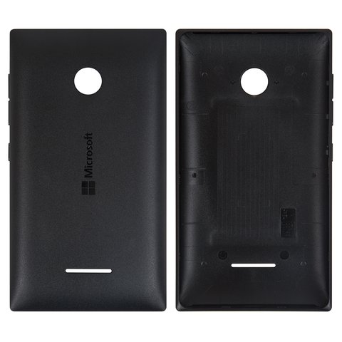 Panel trasero de carcasa puede usarse con Microsoft Nokia  435 Lumia, 532 Lumia, negra, con botones laterales
