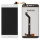 LCD compatible with Huawei Honor 6C Pro, (white, (type 2), Original (PRC), JMM-L22)