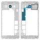 Housing Middle Part compatible with Samsung J510F Galaxy J5 (2016), (white)