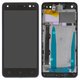 LCD compatible with Lenovo Vibe S1 Lite, (dark blue, with frame)