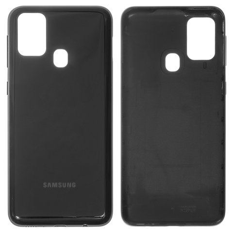 Housing Back Cover compatible with Samsung M315 Galaxy M31, M315F DS Galaxy M31, black 