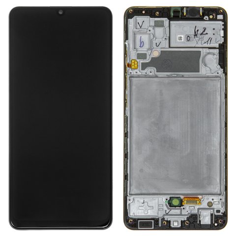 Pantalla LCD puede usarse con Samsung A325 Galaxy A32, negro, con marco, Original PRC 