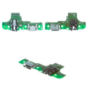 Flat Cable compatible with Samsung A207F DS Galaxy A20s, charge connector, with microphone, High Copy, charging board, M12 