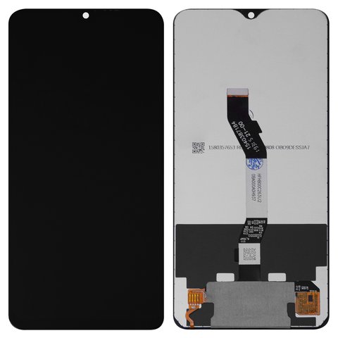 Дисплей для Xiaomi Redmi Note 8 Pro, черный, без рамки, Сopy, In Cell, M1906G7I, M1906G7G
