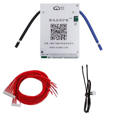 BMS Controller JIKONG JK BD4A20S4P, 40 A, for LiFePO4 Li ion LTO batteries 