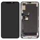 Pantalla LCD puede usarse con iPhone 11 Pro Max, negro, con marco, HC, sin microchip, (OLED), OEM soft