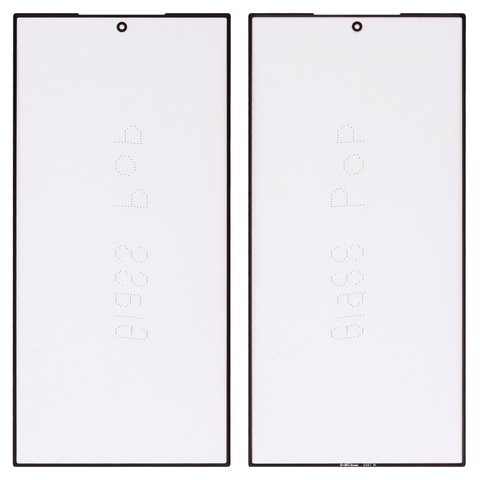 Housing Glass G+OCA PRO compatible with Samsung S928 Galaxy S24 Ultra, with OCA film, black 