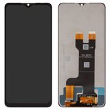 Pantalla LCD puede usarse con ZTE Blade A73 5G, negro, sin marco, Original (PRC)