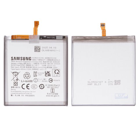 Battery EB BS922ABE compatible with Samsung S921 Galaxy S24, Li ion, 3.88 V, 4000 mAh, Original PRC  