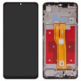 Pantalla LCD puede usarse con Samsung A075 Galaxy A07 4G, negro, con marco, Original (PRC)