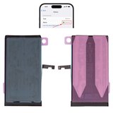 Batería puede usarse con iPhone 15 Plus, Li-ion, 3.867 V, 4650 mAh, mayor capacidad, sin mensaje de error, (A3039), genuine IC