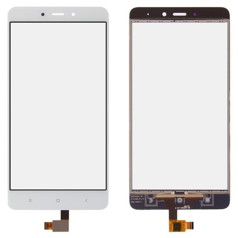 Touchscreen compatible with Xiaomi Redmi Note 4, white 