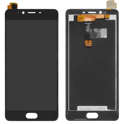 LCD compatible with Meizu E2, black, without frame, Original PRC  