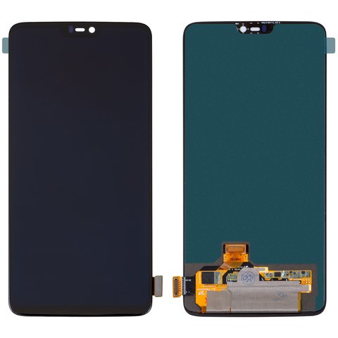 LCD compatible with OnePlus 6 A6003, black, without frame, Original PRC  