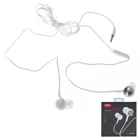 Headphone XO S24, vacuum, white 
