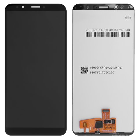 LCD compatible with Huawei Honor 7C Pro 5,99", Y7 2018 , Y7 Prime 2018 , black, without logo, without frame, High Copy 