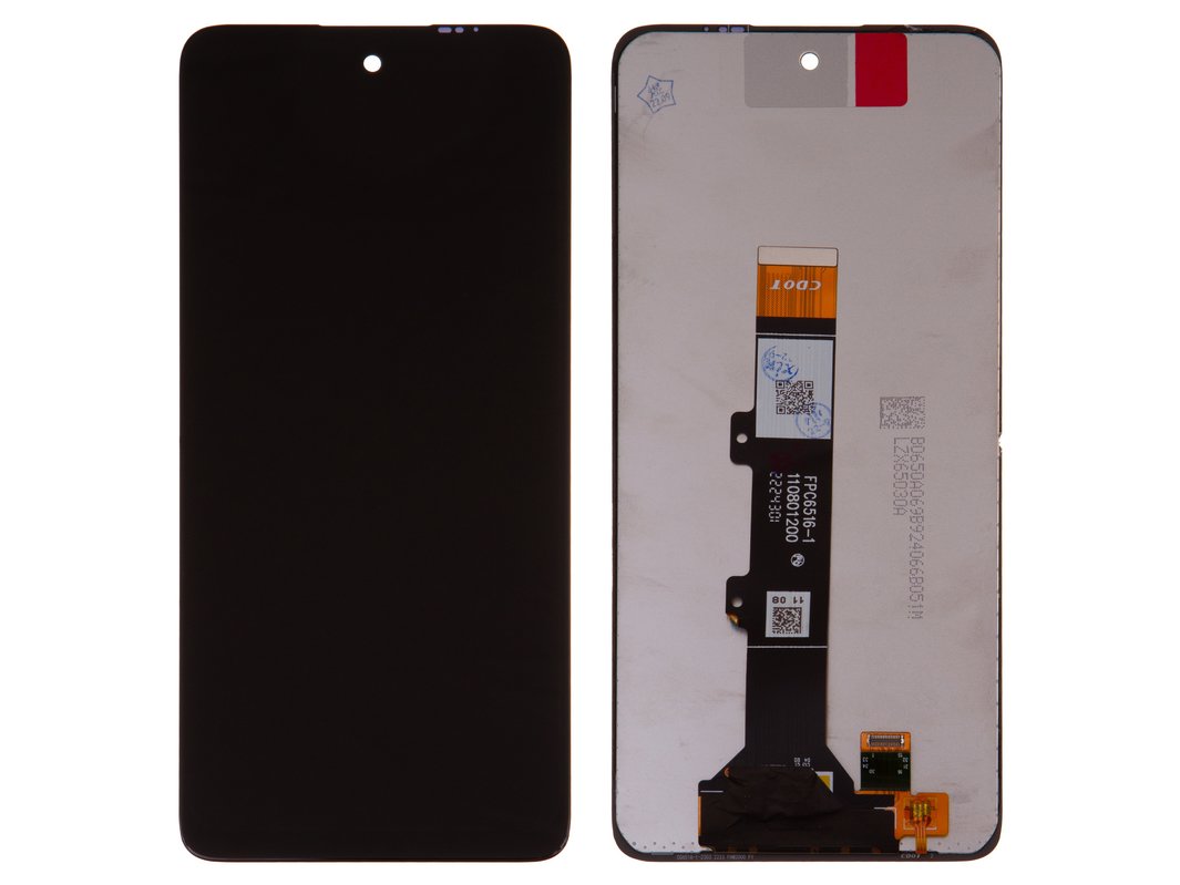 LCD compatible with Motorola Moto E32, Moto E32s, (black, without