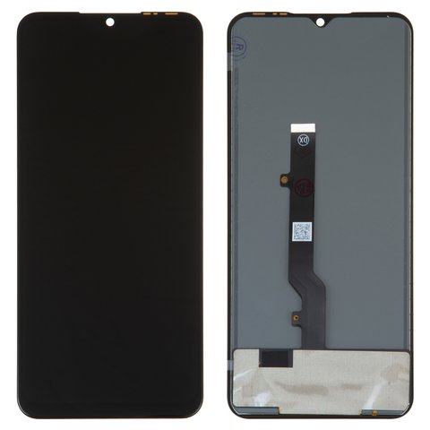 LCD compatible with Infinix Note 11, Note 12, black, Best copy, without frame, Copy, TFT , X663 X663B X663C X663D X670 