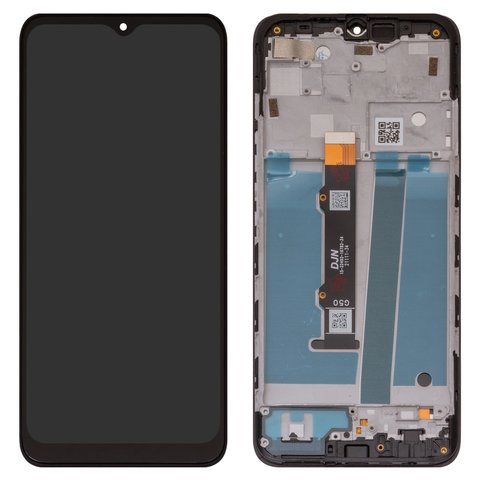 LCD compatible with Motorola Moto G50, black, with frame, High Copy, XT2137