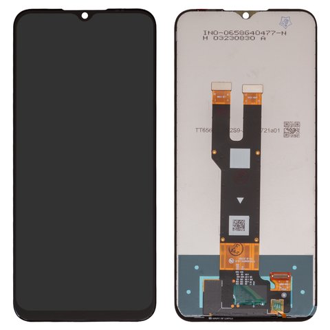 LCD compatible with ZTE Blade V50 Design 4G, black, without frame, High Copy