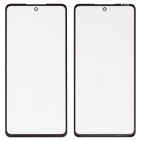 Housing Glass G+OCA PRO compatible with Samsung A536 Galaxy A53 5G, with OCA film, black 