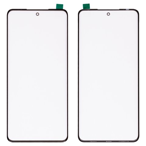 Housing Glass G+OCA PRO compatible with Motorola Edge 40, Edge 40 Neo, with OCA film, black 