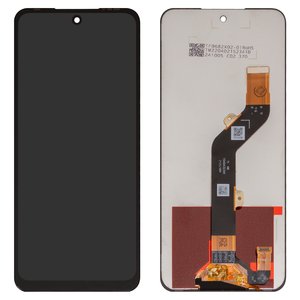 LCD compatible with Infinix Hot 30 Play NFC, black, without frame, original change glass  , 1540432341, X6835B, X6835 