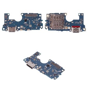 Flat Cable compatible with Motorola Moto G85, charge connector, with microphone, High Copy, charging board 